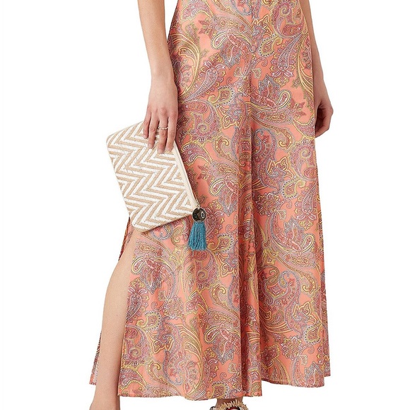 TIGERLILY Sisandia Paisley High Waisted Split Wide Leg Pants NWT - Picture 7 of 16